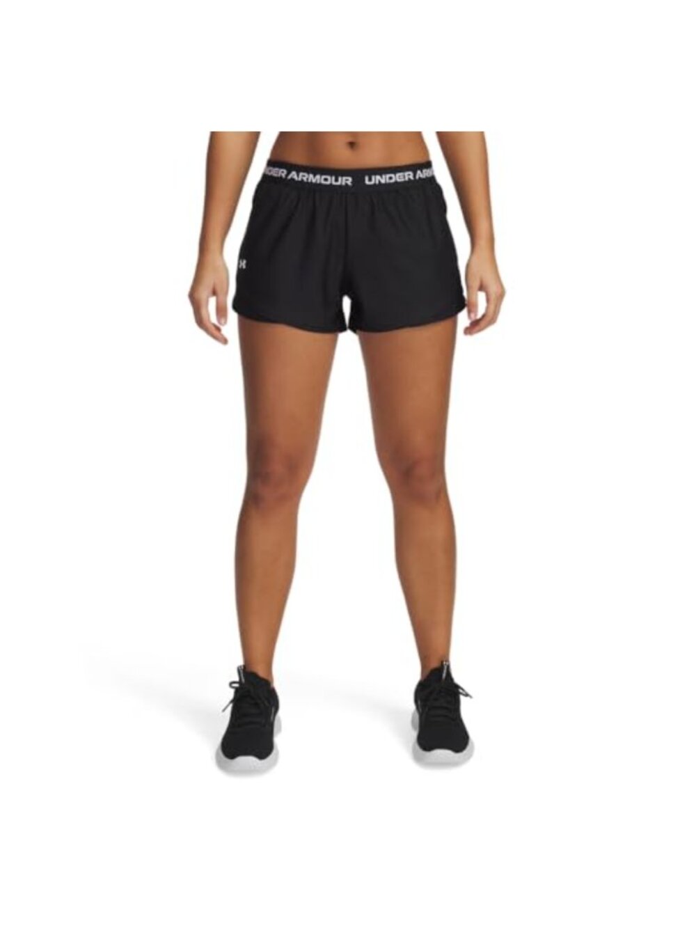 Under Armour Tech Play Up 2-in-1 Athletic Shorts Low Rise Fitted
